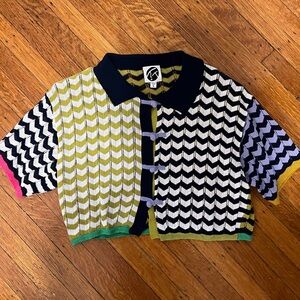 Yan Yan Knits Netty Crop Wide Shirt (sold out, retail $325USD)